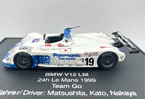 1999 BMW V12 LM 24th Le Mans #19 Team Go Panasonic MINICHAMPS 1:43 80420009608 - Picture 1 of 5