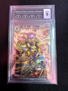 Dragon Ball Card Game- GOLDEN FRIEZA, UNISON OF MALICE - MINT 9 - SR - Photo 1/1