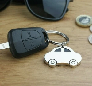 Metal Car Shaped Keyring Great for Stocking Filler Secret Santa Gift Key Ring - Picture 1 of 3