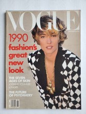 1990 Vogue magazine TATJANA PATITZ Yasmeen Ghauri Elaine Irwin Bruce Weber Linda
