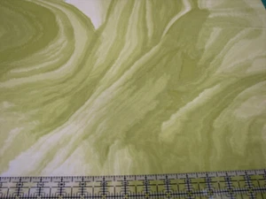 Tela de algodón de 3 yardas - Glaciar Benartex grande piedra de mármol verde claro - Imagen 1 de 1