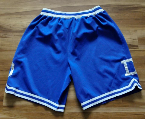 DUKE BLUE DEVILS ALTERNATIVE SHORTS NIKE BLUE SEWN BASKETBALL MEN XL Cover