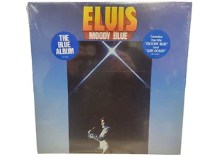 Elvis Presley - Elvis Moody Blue LP - 1977 Album Record SEALED NEW - Blue Vinyl - Imagen 1 de 9