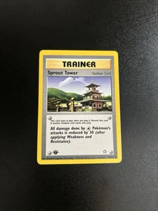 Pokémon Sprout Tower 97/111 Neo Genesis 1st Edition - Picture 1 of 3