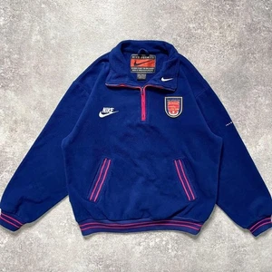 Nike Arsenal 96-98 1/4 Zip Fleece Jacket Size S Authentic From Japan - Picture 1 of 17