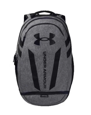 Mochila Under Armour UA Hustle 5.0 negra grafito repelente al agua 32x16x51 cm 29L Foto 1 de 4