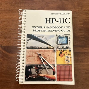 HP-11C OWNER'S HANDBOOK & PROBLEM-SOLVING GUIDE (February 1981) - VERY GOOD - Afbeelding 1 van 6