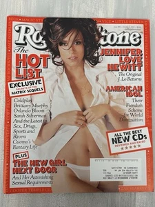 JENNIFER LOVE HEWITT ROLLING STONE MAGAZINE OCT 2002 VINTAGE HOT LIST COLDPLAY - Picture 1 of 4