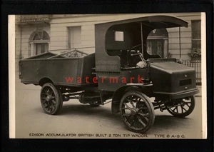 LEYTON Essex EDISON ACCUMULATOR BRITISH BUILT 2 TON TIP WAGON RP PC E20C - CA456 - Picture 1 of 2