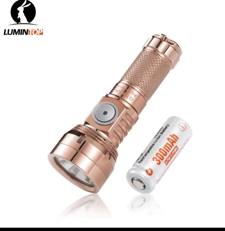 Linterna Mini EDC recargable USB‐C Lumintop GT Nano 3.0 cobre - 700 lúmenes Foto 1 de 4