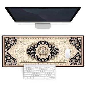 XXL Mauspad Persisch 30x80cm Gaming Schreibtischunterlage Gummiteppich Büro Deko - Bild 1 von 3