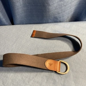 【Free Shipping 】Armani junior canvas and leather belt made in italy - Picture 1 of 17