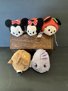 Plush Disney Tsum Tsum Mini Plush Lot Of 5 - Picture 1 of 6