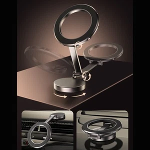 Support Voiture Magnétique Réglable pour Téléphones Compacts Design Sûr et - Photo 1 sur 14