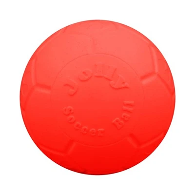 Jolly Pets Large Floating Soccer Ball Dog Toy 8 Inch Orange Bouncy Durable - Image 1 of 4