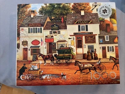 NEW Buffalo Charles Wysocki Silver Select OLDE CAPE COD Premium 1000 Pc Puzzle - Image 1 of 3