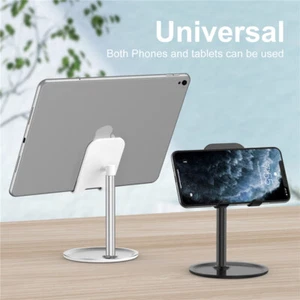 Cell Phone Tablet Stand for Desk Adjustable Angle for Live Streaming Lazy Holder - Picture 1 of 10