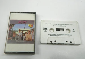 AC/DC Dirty deeds done dirt cheap 1976 CS 16033 - Audio Cassette Tape - Picture 1 of 2