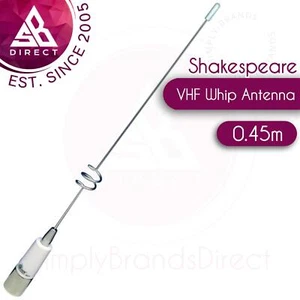 Shakespeare QuickConnect 2dB 0,45m SS Whip Chromowana tuleja│Użyj z mocowaniem kontroli jakości│QC-2 - Zdjęcie 1 z 2