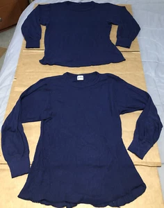 Lote de 2 Camisas Térmicas Para Hombre Doble Plegable Ultimate Sports - Azul Oscuro - Talla M - Imagen 1 de 4