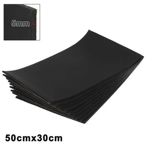 9pcs 5mm 197mil 14.49sqft Auto Roof Floor Sound Deadening Insulation Mat  Liner - Picture 1 of 12
