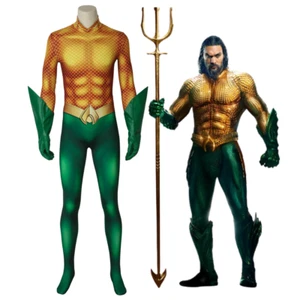Aquaman Arthur Curry Cosplay Costume | DC Outfit - Picture 1 of 30