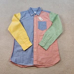Camisa Oxford con botones GAP para niños L (10) bloques de colores - Imagen 1 de 10