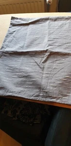 Kissenbezug; 65x65 ,grau mit weissen Streifen,gebraucht - Bild 1 von 5