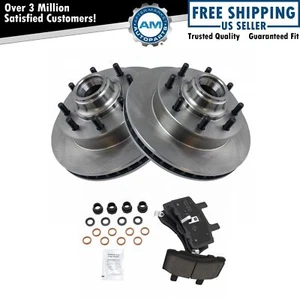 Front Ceramic Disc Brake Pad & Rotor Kit for Chevy GMC Truck SUV - Picture 1 of 4