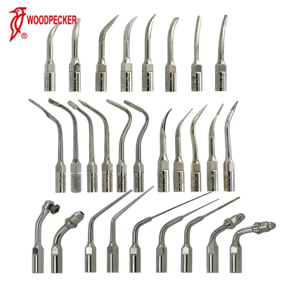 Woodpecker Dental Ultrasonic Piezo Scaler Tips Endo Perio G1 G3 P1 P3 E1 for EMS - Image 1 of 4
