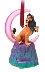 Disney Ornament Sketchbook 2021 The Lion King Scar Musical Living Magic Light-Up - Picture 1 of 3