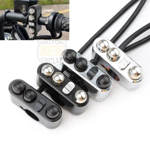Motorycle 1" Handlebar Control Switch For Harley Touring Softail Dyna Universal - Bild 1 von 16