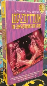Led Zeppelin - The Song Remains The Same - In Concert And Beyond (VHS) - Picture 1 of 4