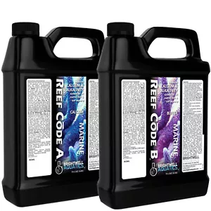 Brightwell Aquatics Reef Code A&B 2x 2 Liters Balanced Calcium Alkalinity - Picture 1 of 4