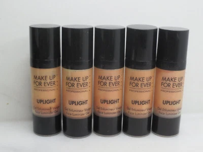 MAKE UP FOR EVER UPLIGHT FACE LUMINIZER GEL 32 0.55 OZ NWOB LOT OF 5  *DETAILS* - Image 1 of 4