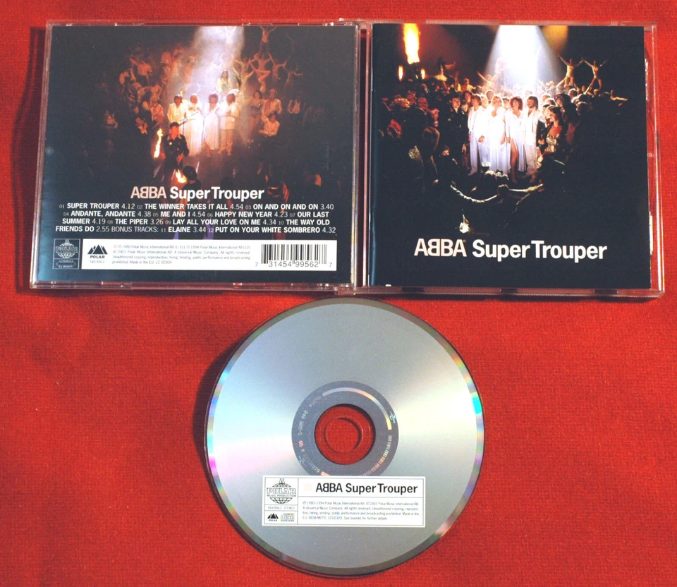 ABBA Super Trouper 2001 GERMANY CD w NEU MINT Remaster 2 BONUS Agnetha 1980 POP - Bild 1 von 1
