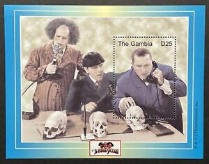 GAMBIA THE THREE STOOGES STAMPS SS 2001 MNH SLAPSTICK COMEDY LARRY MOE CURLY 47