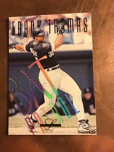 Frank Thomas 1995 Leaf Limited "Bat Patrol" #1 of 24 sharp corners, centered mt