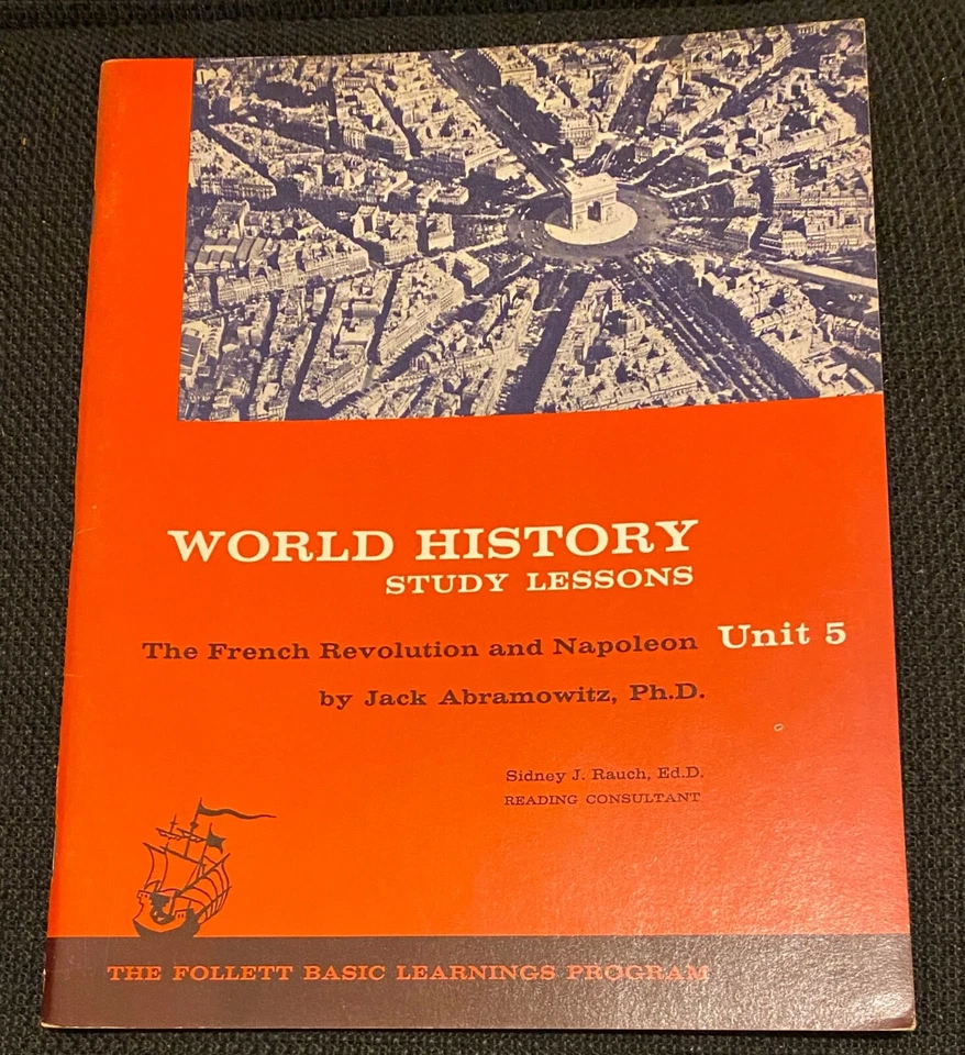 Vintage 1963  World History Study Lessons The French Revolution & Napoleon  # 5 - Image 1 of 4