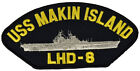 USS MAKIN ISLAND LHD-8 PATCH - Multi-colored - Veteran Owned Business