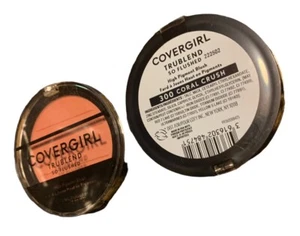 2- Covergirl Trublend So Flushed High Pigment Blush Coral Crush 300 0.33 Oz - Picture 1 of 1