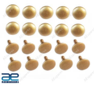 10 Set Di Rivetti A Doppio Cappuccio Per Borse Scarpe Pelle S2U - Immagine 1 di 4