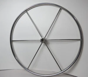 28" ACERO INOXIDABLE VELERO VOLANTE 6 RADIOS - Imagen 1 de 21