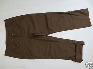 Pantalón de verano ocio ESPRIT 34 S pantalones de calambre Bermudas marrón TIP TOP/Z37 - Imagen 1 de 2