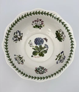 Portmeirion Botanic Garden Large Punch Serving Bowl Primula Villosa - Picture 1 of 11