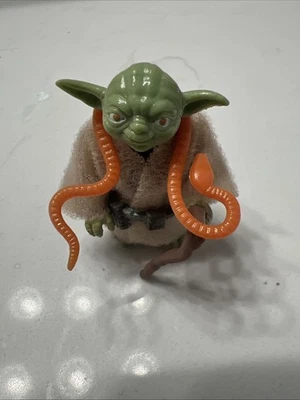 Винтажный 1980 Kenner Star Wars Темно-зеленый Йода В комплекте - все подлинные - Изображение 1 из 4