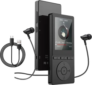 Bluetooth 5.3 MP3 Player, HIFI Musikplayer mit integriertem Lautsprecher, 64GB intern - Bild 1 von 7