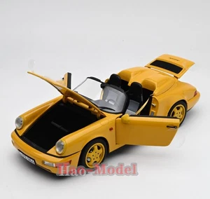 Norev 1:18 Porsche 911 Speedster 1993 Alloy Diecast Modellauto Spielzeug Display gelb - Bild 1 von 17