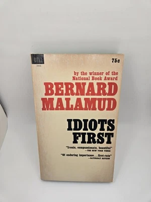 Idiots First Bernard Malamud 1966 1st Dell Vintage PB Book National Book Award Foto 1 de 4