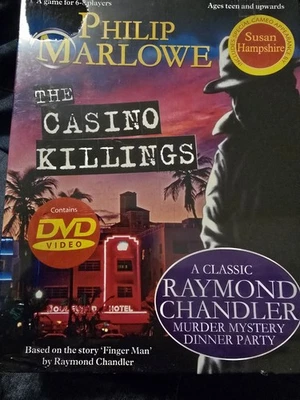 Philip Marlowe The Casino Killings: Classic Murder Mystery Dinner Party Game NEW - Image 1 of 4